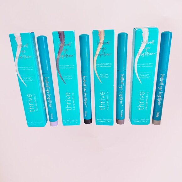 Mix 4 colors/4pcs/Thrive Causemetics Brilliant Highlighting Stick Eye Brightener - Picture 1 of 2